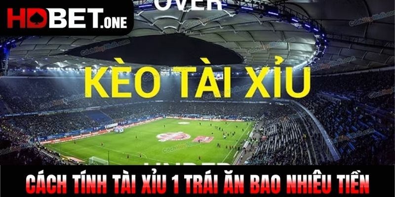 Cách tính tài xỉu 1 trái ăn bao nhiêu tiền
