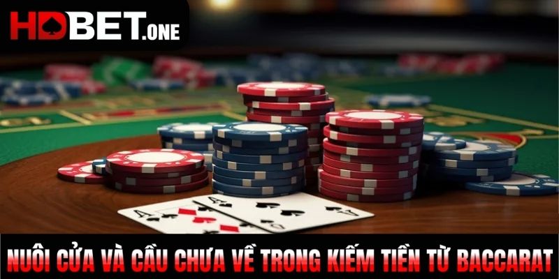 Nuôi cửa và cầu chưa về trong kiếm tiền từ Baccarat