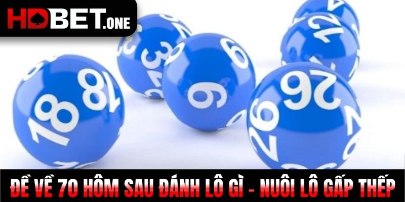 Đề về 70 hôm sau đánh lô gì - Nuôi lô gấp thếp
