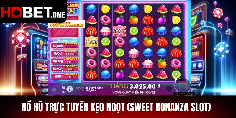 Nổ hũ trực tuyến Kẹo Ngọt (Sweet Bonanza Slot)